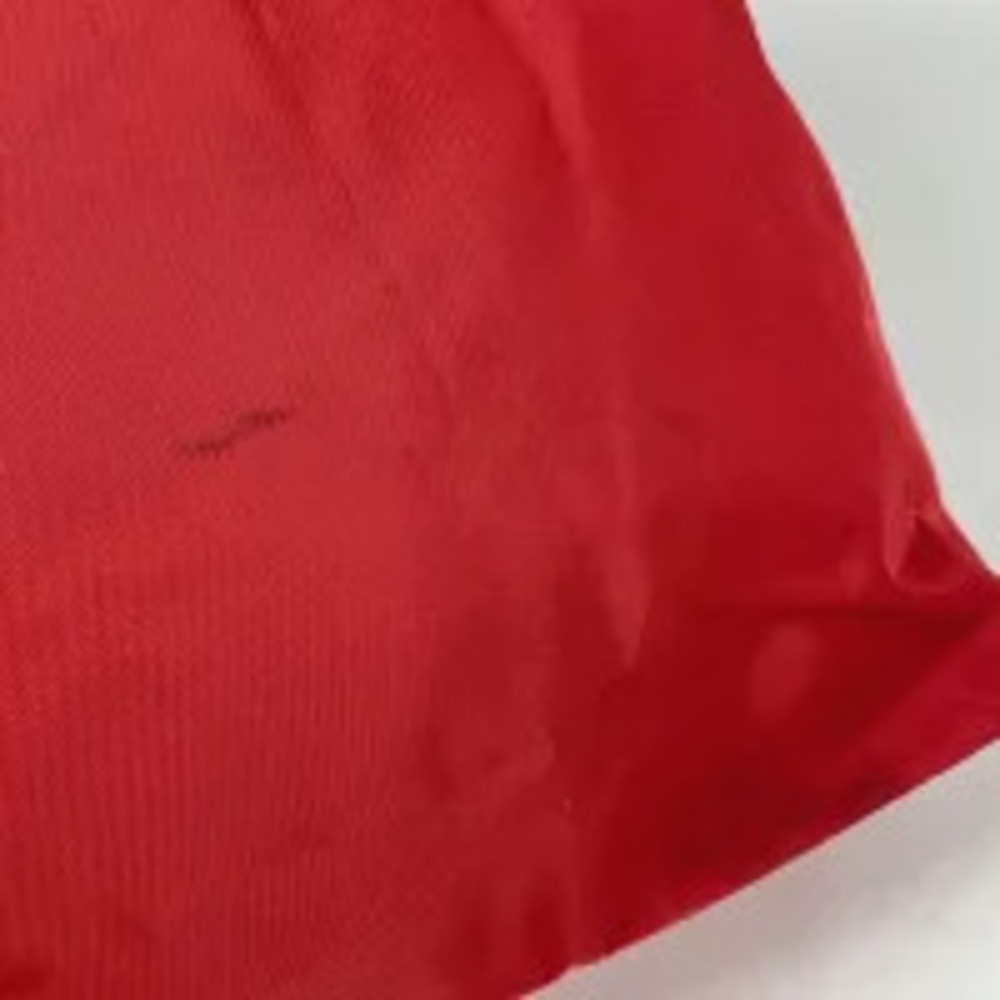 Prada Robot Red Tote Plate Motif Bag